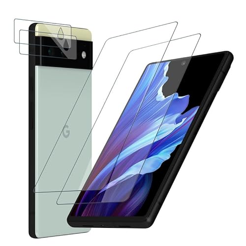 【2+2 Stück】 für Schutzfolie Google Pixel 6 Panzerglas Kameraschutz, Frei von Kratzern Ultrabeständig Folie Google Pixel 6 Panzerfolie, Sensitive Touch Displayschutz Google Pixel 6 Screen Protector 【2+2 Stück】 für Schutzfolie Google Pixel 6 Panzerglas Kameraschutz, Frei von Kratzern Ultrabeständig Folie Google Pixel 6 Panzerfolie, Sensitive Touch Displayschutz Google Pixel 6 Screen Protector von WolfFancy