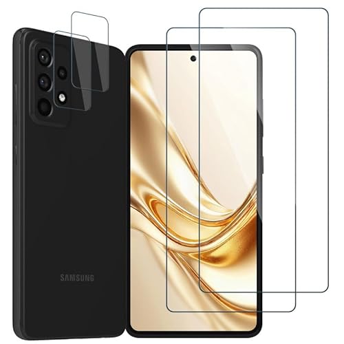 【2+2 Stück】 für Schutzfolie Samsung Galaxy A52 Panzerglas Kameraschutz, Verschleißfest Folie Samsung A52s 5G Displayschutz, Hohe Auflösung Schutzglas Samsung Galaxy A52/A52 5G/A52s 5G Panzerfolie 【2+2 Stück】 für Schutzfolie Samsung Galaxy A52 Panzerglas Kameraschutz, Verschleißfest Folie Samsung A52s 5G Displayschutz, Hohe Auflösung Schutzglas Samsung Galaxy A52/A52 5G/A52s 5G Panzerfolie von WolfFancy