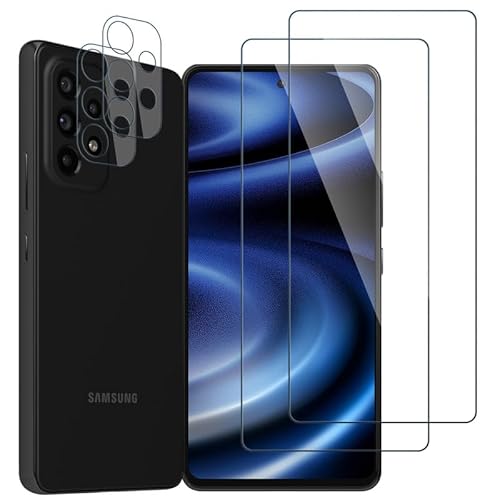 【2+2 Stück】 für Schutzfolie Samsung Galaxy A53 5G Panzerglas Kameraschutz, Verschleißfest Folie Samsung A53 Displayschutz, Hohe Klarheit Hohe Auflösung Schutzglas Panzerfolie 【2+2 Stück】 für Schutzfolie Samsung Galaxy A53 5G Panzerglas Kameraschutz, Verschleißfest Folie Samsung A53 Displayschutz, Hohe Klarheit Hohe Auflösung Schutzglas Panzerfolie von WolfFancy