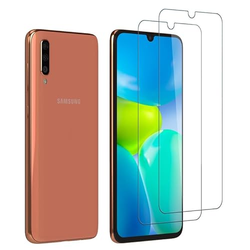 【2 Stück】 für Displayschutz Samsung Galaxy A70 Panzerglas, Bruchsicher Frei von Kratzern Folie Samsung A70 Schutzfolie, Blasenfrei Sensitive Touch Schutzglas Screen Protector von WolfFancy