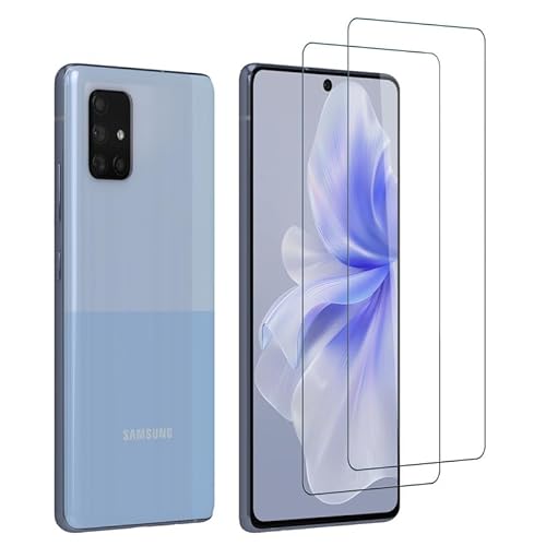 【2 Stück】 für Displayschutz Samsung Galaxy A71 5G Panzerglas, Bruchsicher Frei von Kratzern Folie Samsung A71 Schutzfolie, Blasenfrei Sensitive Touch Schutzglas Samsung Galaxy A71 5G Screen Protector 【2 Stück】 für Displayschutz Samsung Galaxy A71 5G Panzerglas, Bruchsicher Frei von Kratzern Folie Samsung A71 Schutzfolie, Blasenfrei Sensitive Touch Schutzglas Samsung Galaxy A71 5G Screen Protector von WolfFancy