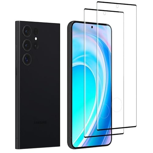 【2 Stück】 für Displayschutz Samsung Galaxy S23 Ultra Panzerglas, Frei von Kratzern Folie Samsung S23 Ultra Schutzfolie, Blasenfrei Sensitive Touch Schutzglas Screen Protector 【2 Stück】 für Displayschutz Samsung Galaxy S23 Ultra Panzerglas, Frei von Kratzern Folie Samsung S23 Ultra Schutzfolie, Blasenfrei Sensitive Touch Schutzglas Screen Protector von WolfFancy