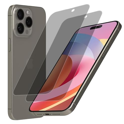 【2 Stück】 für Panzerglas iPhone 15 Pro Max Blickschutz, 9H Härte Ultrabeständig Folie iPhone 15 Pro Max Anti Spy Schutzfolie, Sensitive Touch Privacy Displayschutz iPhone 15 Pro Max Screen Protector 【2 Stück】 für Panzerglas iPhone 15 Pro Max Blickschutz, 9H Härte Ultrabeständig Folie iPhone 15 Pro Max Anti Spy Schutzfolie, Sensitive Touch Privacy Displayschutz iPhone 15 Pro Max Screen Protector von WolfFancy