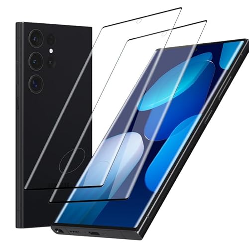 【2 Stück】 für Schutzfolie Samsung Galaxy S23 Ultra Panzerglas, Frei von Kratzern 9H Härte Folie Samsung S23 Ultra Panzerfolie, Sensitive Touch Displayschutz Samsung Galaxy S23 Ultra Screen Protector 【2 Stück】 für Schutzfolie Samsung Galaxy S23 Ultra Panzerglas, Frei von Kratzern 9H Härte Folie Samsung S23 Ultra Panzerfolie, Sensitive Touch Displayschutz Samsung Galaxy S23 Ultra Screen Protector von WolfFancy