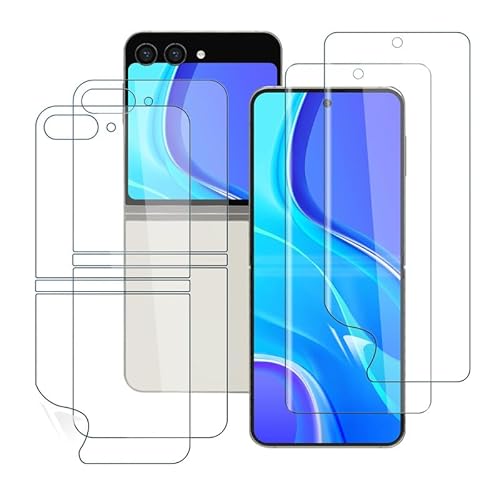 【2 Stück】 für Weich TPU Schutzfolie Samsung Galaxy Z Flip 5 5G Panzerglas, Verschleißfest Folie Samsung Z Flip 5 Displayschutz, Hohe Klarheit Hohe Auflösung Schutzglas Panzerfolie 【2 Stück】 für Weich TPU Schutzfolie Samsung Galaxy Z Flip 5 5G Panzerglas, Verschleißfest Folie Samsung Z Flip 5 Displayschutz, Hohe Klarheit Hohe Auflösung Schutzglas Panzerfolie von WolfFancy