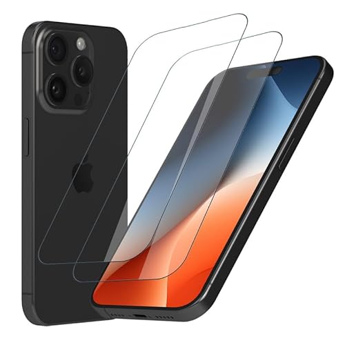 WolfFancy 【2 Stück】 für Schutzfolie iPhone 15 Panzerglas, Frei von Kratzern 9H Härte Ultrabeständig Folie iPhone 15 Pro Panzerfolie, Sensitive Touch Displayschutz iPhone 15/15 Pro Screen Protector WolfFancy 【2 Stück】 für Schutzfolie iPhone 15 Panzerglas, Frei von Kratzern 9H Härte Ultrabeständig Folie iPhone 15 Pro Panzerfolie, Sensitive Touch Displayschutz iPhone 15/15 Pro Screen Protector von WolfFancy