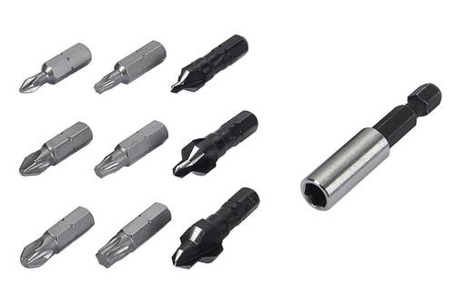 Wolfcraft 2542000 Kegelsenker-Set 10teilig 8 mm, 10 mm, 12mm 1 Set von Wolfcraft
