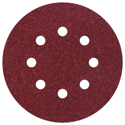 Wolfcraft 3180000 Exzenterschleifpapier mit Klett, gelocht Körnung 24 (Ø) 125mm 5St. von Wolfcraft