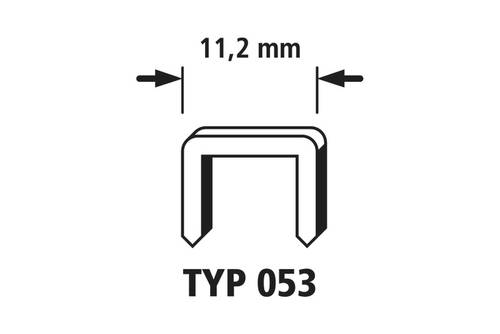 Wolfcraft 7028000 Breitrückenklammern Typ 53 4000 St. Abmessungen (L x B) 6mm x 11.2mm von Wolfcraft