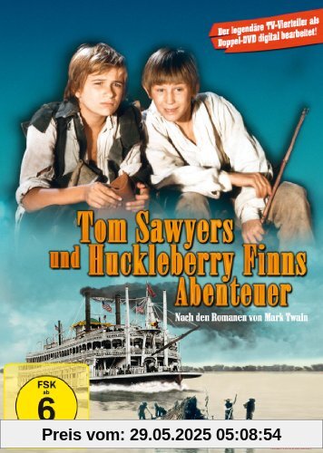 Tom Sawyers und Huckleberry Finns Abenteuer (2 DVDs) - Die legendären TV-Vierteiler von Wolfgang Liebeneiner