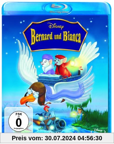 Bernard & Bianca - Die Mäusepolizei [Blu-ray] von Wolfgang Reitherman