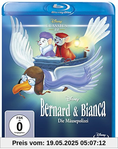 Bernard & Bianca - Die Mäusepolizei - Disney Classics [Blu-ray] von Wolfgang Reitherman