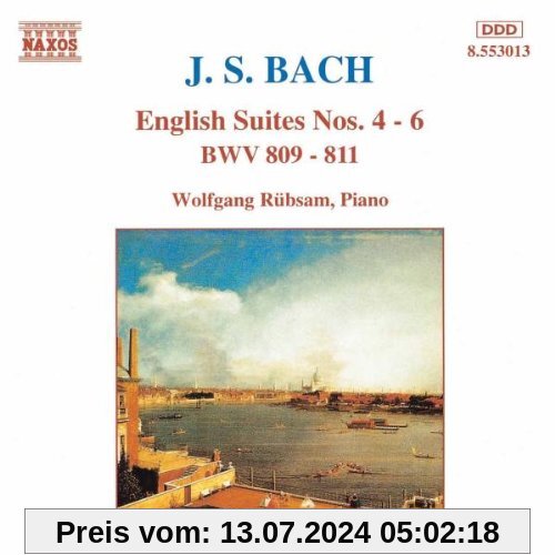 Bach: englische Suiten 4-6 Rübsam von Wolfgang Rübsam
