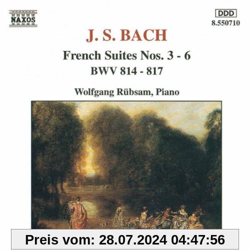 Bach: französische Suiten 3-6 von Wolfgang Rübsam
