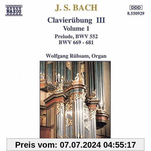 Clavierübung III Vol. 1 von Wolfgang Rübsam