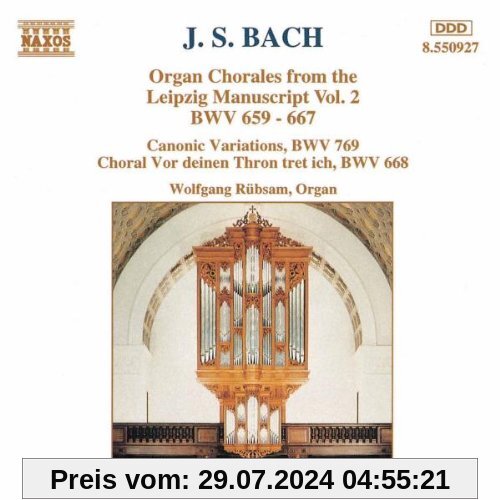 J.S. Bach: Orgelchoräle BWV 659-668, 769 von Wolfgang Rübsam