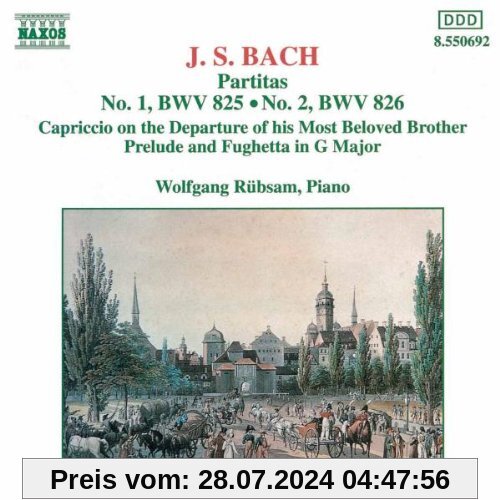 J.S. Bach: Partitas 1&2 etc. von Wolfgang Rübsam