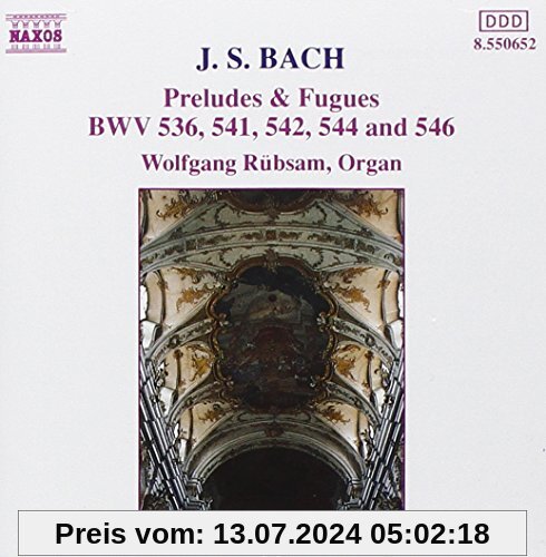 J.S. Bach: Präludien & Fugen von Wolfgang Rübsam