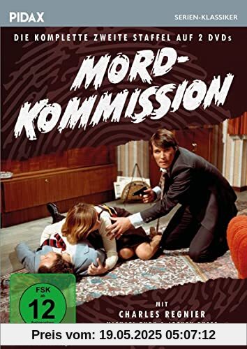 Mordkommission, Staffel 2 / Weitere 13 Folgen der Krimiserie (Pidax Serien-Klassiker) [2 DVDs] von Wolfgang Schleif