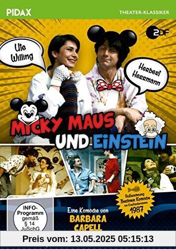 Micky Maus und Einstein / Turbulente Komödie mit toller Besetzung (Pidax Theater-Klassiker) von Wolfgang Spier