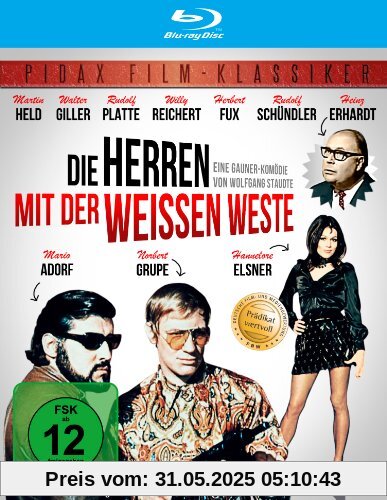 Die Herren mit der weissen Weste (Wunderbare Krimikomödie mit absoluter Starbesetzung in brillianter HD-Abtastung) (Pidax Film-Klassiker) [Blu-ray] von Wolfgang Staudte