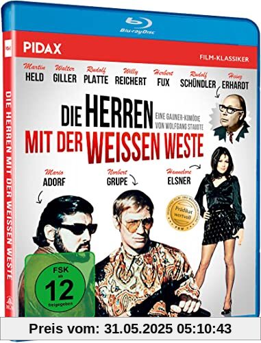 Die Herren mit der weißen Weste / Mit dem PRÄDIKAT WERTVOLL ausgezeichnete Krimikomödie (Pidax Film-Klassiker) [Blu-ray] von Wolfgang Staudte