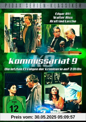 Kommissariat 9, Vol. 3 - Die letzten 13 Folgen der erfolgreichen Krimiserie (Pidax Serien-Klassiker) [2 DVDs] von Wolfgang Staudte