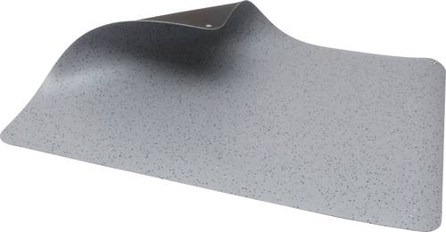 Wolfgang Warmbier PR-2.0 PVC ESD-Bodenmatte Grau (L x B x H) 2000 x 1500 x 2mm inkl. Erdungskabel von Wolfgang Warmbier
