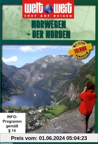 Norwegen - Der Norden (Reihe: welt weit) mit Bonusfilm "Island" von Wolfgang Wingenbach