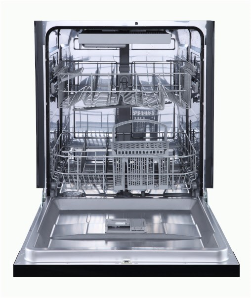 WGSP14-6DTI Teilintegrierter Einbau-Geschirrspüler 60 cm schwarz / D von Wolkenstein