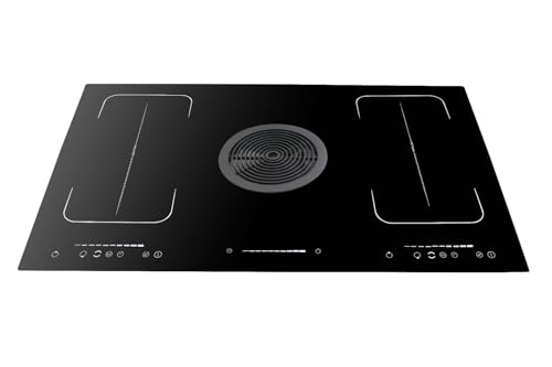 WOLKENSTEIN IN4-DA-2FZA+W Induktionskochfeld mit integriertem Dunstabzug | 2 Flexzonen | Timer | Abschaltautomatik | Kindersicherung | Booster Funktion | Topferkennung | Stop & Go Funktion | 90 cm WOLKENSTEIN IN4-DA-2FZA+W Induktionskochfeld mit integriertem Dunstabzug | 2 Flexzonen | Timer | Abschaltautomatik | Kindersicherung | Booster Funktion | Topferkennung | Stop & Go Funktion | 90 cm von Wolkenstein