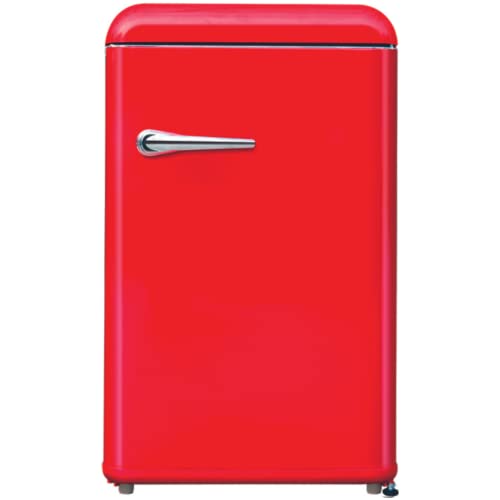 WOLKENSTEIN Retro Kühl-Gefrierkombination Kühlschrank WKS125RT FR Rot | 50er Jahre Retro Look | Nutzinhalt 118L| 3*** Gefrierfach | Höhe 89,50cm | Kühlteil 106L | Gefrierteil 12L | 170 kWh | 41dB WOLKENSTEIN Retro Kühl-Gefrierkombination Kühlschrank WKS125RT FR Rot | 50er Jahre Retro Look | Nutzinhalt 118L| 3*** Gefrierfach | Höhe 89,50cm | Kühlteil 106L | Gefrierteil 12L | 170 kWh | 41dB von Wolkenstein