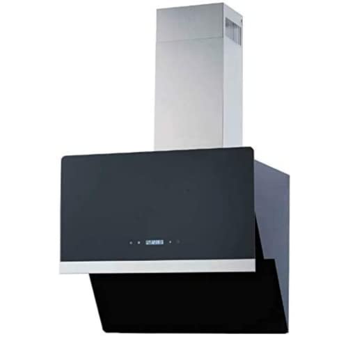 WOLKENSTEIN W S4-60A++BTZ Schräghaube | Dunstabzugshaube | Wandhaube | Abluft | Umluft | Schwarzes Glas | 60cm breit | Touch Control | 558 m³/h Luftstrom von Wolkenstein