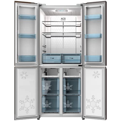 WOLKENSTEIN WCD400A++NF BG Stand Cross Door Kühl-Gefrierkombination/NoFrost Technik/mit Touch Control/ 4**** Gefrierfach / 185x76cm/ Kühlteil 259 L/Gefrierteil 120L/ 42 dB/ 331 kWh/Jahr/Schwarz WOLKENSTEIN WCD400A++NF BG Stand Cross Door Kühl-Gefrierkombination/NoFrost Technik/mit Touch Control/ 4**** Gefrierfach / 185x76cm/ Kühlteil 259 L/Gefrierteil 120L/ 42 dB/ 331 kWh/Jahr/Schwarz von Wolkenstein