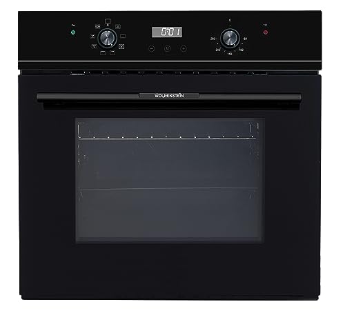 WOLKENSTEIN WMO 90 Einbau-Backofen mit Glasblende | 66 L | 8 Backofenfunktionen | Digitaltimer | Softclose | 2300 Watt | Inklusive Fettpfanne & Grillrost | Energieeffizienzklasse A von Wolkenstein