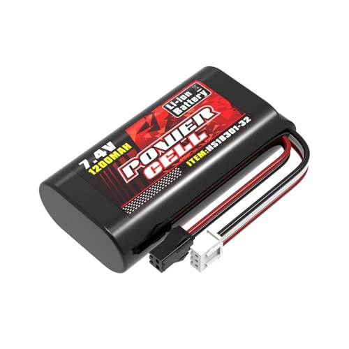 Womaqu 2S 1200 mAh RC-Auto-Upgrade-Zubehör, 2S 7,4 V 1200 mAh Lithium-Ionen-Akku, Ersatzteil-RC-Akku für 1/18 & Scale 18323 18303 Womaqu 2S 1200 mAh RC-Auto-Upgrade-Zubehör, 2S 7,4 V 1200 mAh Lithium-Ionen-Akku, Ersatzteil-RC-Akku für 1/18 & Scale 18323 18303 von Womaqu