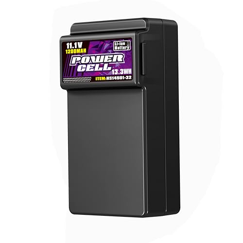 Womaqu 3S 1200 mAh RC-Auto-Upgrade-Zubehör, 3S 11,1 V 1200 mAh Lithium-Ionen-Akku, Ersatzteil-RC-Akku für Maßstab 1/14 Für 14431 14412 14411 Kann die Geschwindigkeit auf 68 km/h (42 MPH) erhöhen von Womaqu