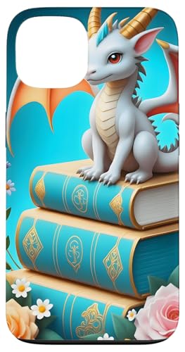 Dragon Librarian Bücherleseliebhaber Dragon Readers Hülle für iPhone 13 von Women Men Girls Dragon Librarian Book Phone Popper