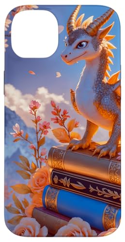 Dragon Librarian Bücherleseliebhaber Dragon Readers Hülle für iPhone 14 Plus Dragon Librarian Bücherleseliebhaber Dragon Readers Hülle für iPhone 14 Plus von Women Men Girls Dragon Librarian Book Phone Popper