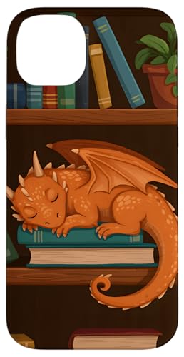 Dragon Librarian Bücherleseliebhaber Dragon Readers Hülle für iPhone 14 Plus Dragon Librarian Bücherleseliebhaber Dragon Readers Hülle für iPhone 14 Plus von Women Men Girls Dragon Librarian Book Phone Popper