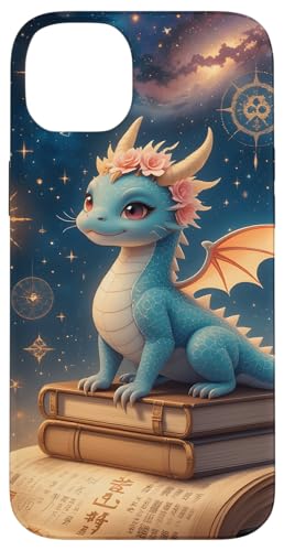 Dragon Librarian Bücherleseliebhaber Dragon Readers Hülle für iPhone 14 Plus Dragon Librarian Bücherleseliebhaber Dragon Readers Hülle für iPhone 14 Plus von Women Men Girls Dragon Librarian Book Phone Popper
