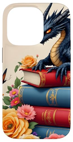 Dragon Librarian Bücherleseliebhaber Dragon Readers Hülle für iPhone 14 Pro Dragon Librarian Bücherleseliebhaber Dragon Readers Hülle für iPhone 14 Pro von Women Men Girls Dragon Librarian Book Phone Popper