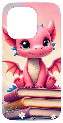 Dragon Librarian Bücherleseliebhaber Dragon Readers Hülle für iPhone 15 Pro Dragon Librarian Bücherleseliebhaber Dragon Readers Hülle für iPhone 15 Pro von Women Men Girls Dragon Librarian Book Phone Popper