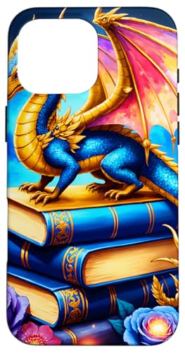 Dragon Librarian Bücherleseliebhaber Dragon Readers Hülle für iPhone 16 Pro Max Dragon Librarian Bücherleseliebhaber Dragon Readers Hülle für iPhone 16 Pro Max von Women Men Girls Dragon Librarian Book Phone Popper