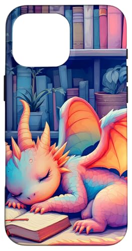 Dragon Librarian Bücherleseliebhaber Dragon Readers Hülle für iPhone 16 Pro Max Dragon Librarian Bücherleseliebhaber Dragon Readers Hülle für iPhone 16 Pro Max von Women Men Girls Dragon Librarian Book Phone Popper