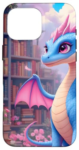 Dragon Librarian Bücherleseliebhaber Dragon Readers Hülle für iPhone 16 Pro Max Dragon Librarian Bücherleseliebhaber Dragon Readers Hülle für iPhone 16 Pro Max von Women Men Girls Dragon Librarian Book Phone Popper