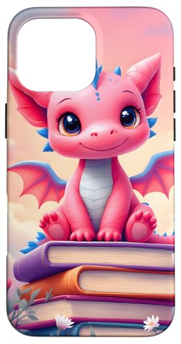 Dragon Librarian Bücherleseliebhaber Dragon Readers Hülle für iPhone 16 Pro Max Dragon Librarian Bücherleseliebhaber Dragon Readers Hülle für iPhone 16 Pro Max von Women Men Girls Dragon Librarian Book Phone Popper