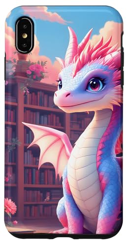 Dragon Librarian Bücherleseliebhaber Dragon Readers Hülle für iPhone XS Max Dragon Librarian Bücherleseliebhaber Dragon Readers Hülle für iPhone XS Max von Women Men Girls Dragon Librarian Book Phone Popper