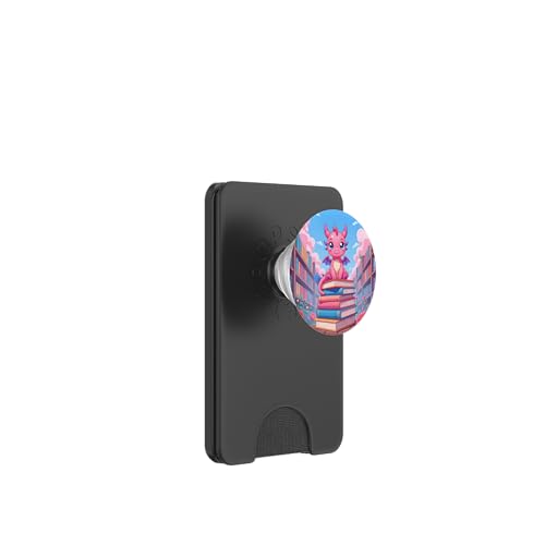 Dragon Librarian Bücherleseliebhaber Dragon Readers PopSockets PopWallet für MagSafe Dragon Librarian Bücherleseliebhaber Dragon Readers PopSockets PopWallet für MagSafe von Women Men Girls Dragon Librarian Book Phone Popper