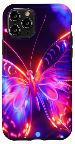 Lila Schmetterlinge Muster Elegant Natur Lila Schmetterling Hülle für iPhone 11 Pro von Women's Butterflies Accessories With Butterfly Art